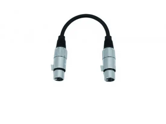  cable adaptateur XLR 3 broches femelle - femelle