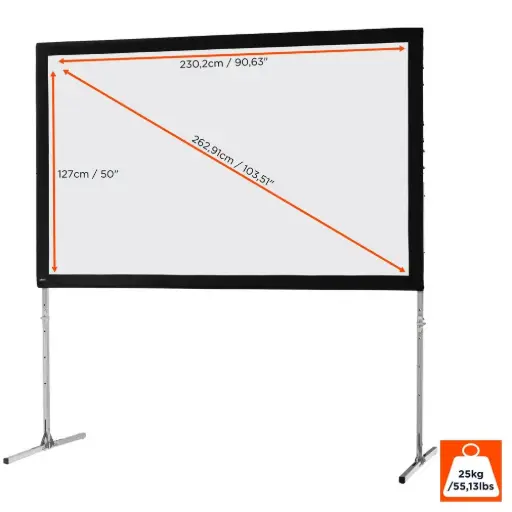 Ecran de projection 203x127 cm
