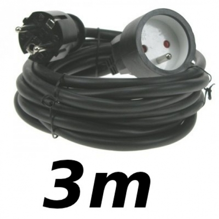 Rallonge électrique 3m 3G1,5²