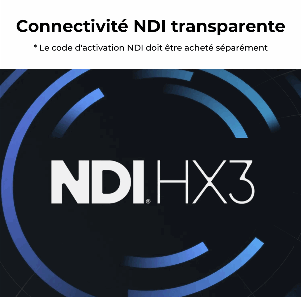 OBSBOT NDI|HX3 mise à niveau pour camera PTZ