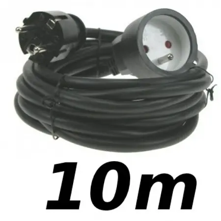 Rallonge électrique 10m 3G1.5² IP44